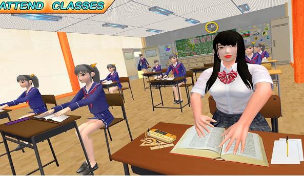 ȤŮϷ׿ٷ棨High School Life Girl Simulatorͼ1: