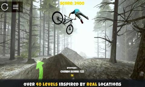 自由山地自行車免付費完整安卓版（Shred2 Freeride MTB）圖3: