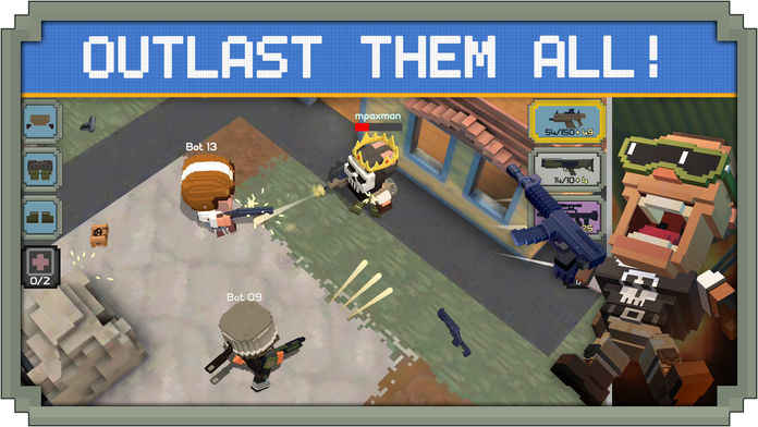 ʼڱKҵđ𠎹پWİ棨Guns Royale Blocky BattlegroundsD1:
