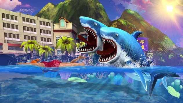 ˫ͷ����Ϸ��׿���°����أ�Double Head Shark Attack��ͼ2: