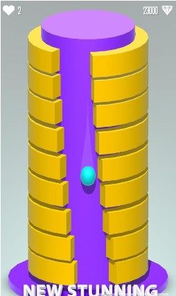 完美坠落游戏安卓最新版下载(FALLING BALL)图片1