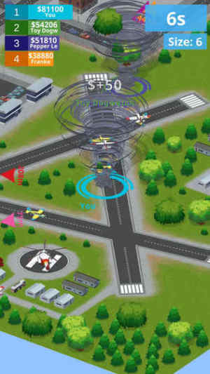 龙卷风大作战全汉化安卓版(Tornado.io)图片1