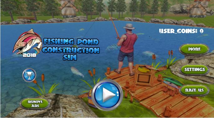 ؽģϷĺ棨Fishing Pond Construction SimͼƬ1