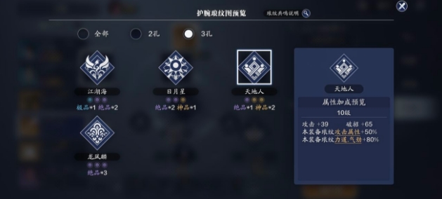 天涯明月刀手游琅纹1-5孔搭配推荐 琅纹近战远程职业怎么选?