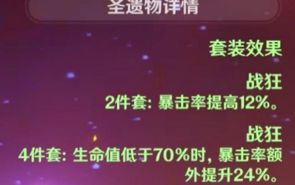 原神圣遗物满级图鉴 最强圣遗物怎么选?