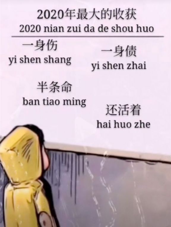 抖音2021年最大的收穫一身傷一身債半條命還活著的壁紙圖片下載v10