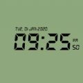 Minimalist Retro Clock app