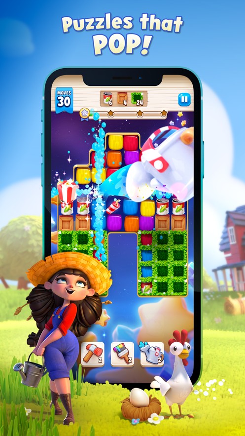 �ɲ�������ʯ��׿�棨Hay Day Pop��ͼ1: