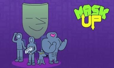 �������Ϸ���İ����أ�mask up��ͼƬ1