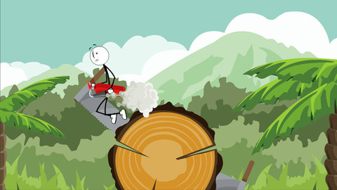 火柴人荒岛大逃亡游戏官方最新版图片1