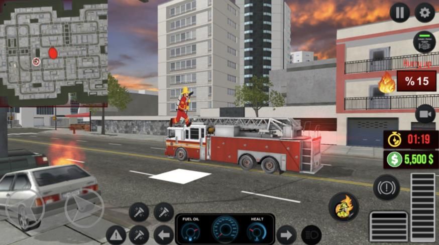 Fire Truck City 2Ϸ׿İͼ2: