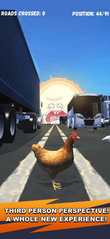 chicken simulator cross road[İdD2: