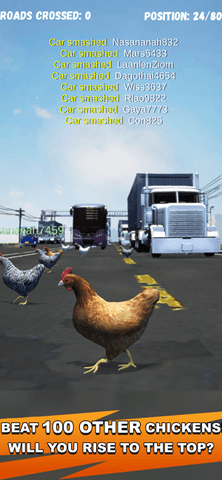 chicken simulator cross road[İdD1: