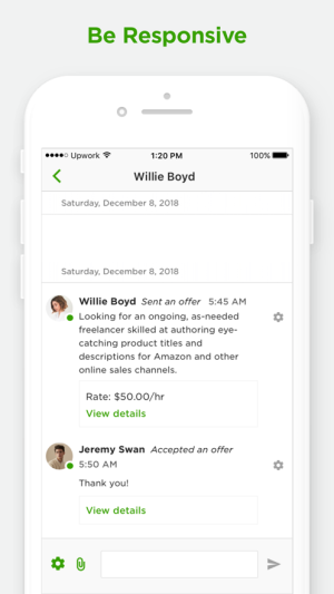 Upwork for Freelancers appͼ2