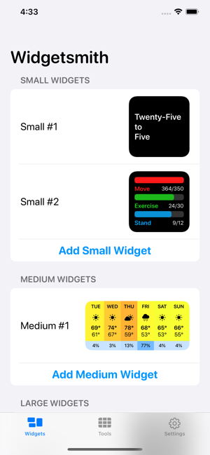 Widgetsmith appD1