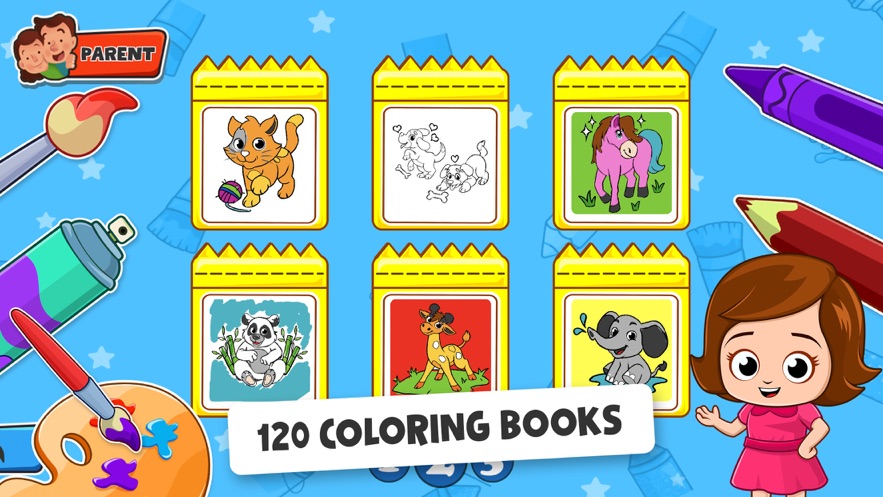 жͯϷ棨Baby Town Kids Coloring Book ͼ1: