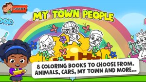 жͯϷ棨Baby Town Kids Coloring Book ͼƬ1