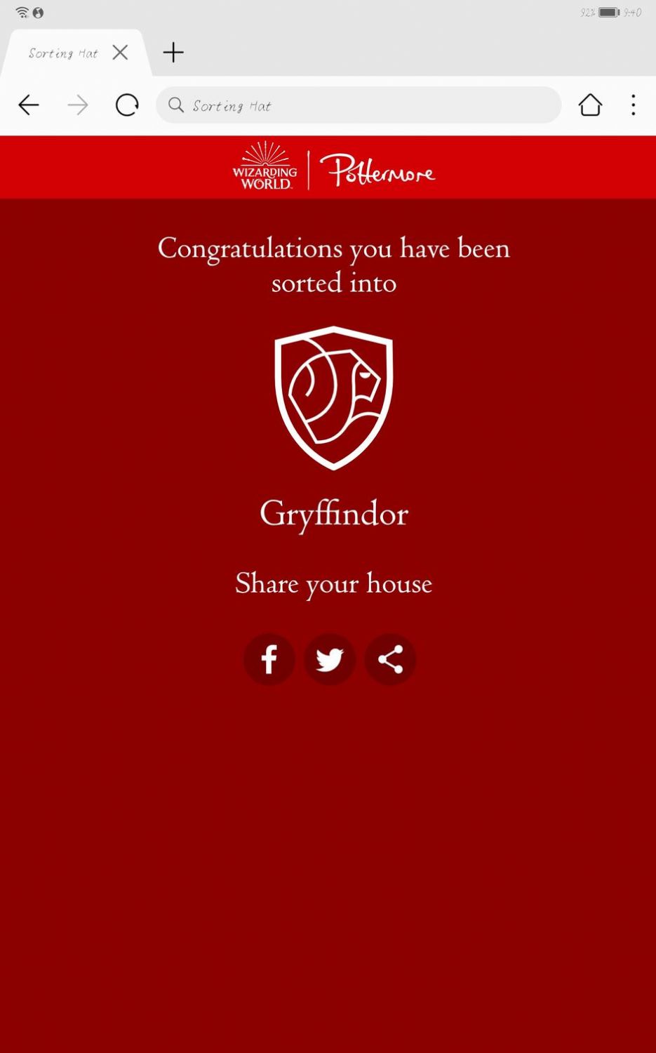 ִķԺyԇpottermoreĹٷD10: