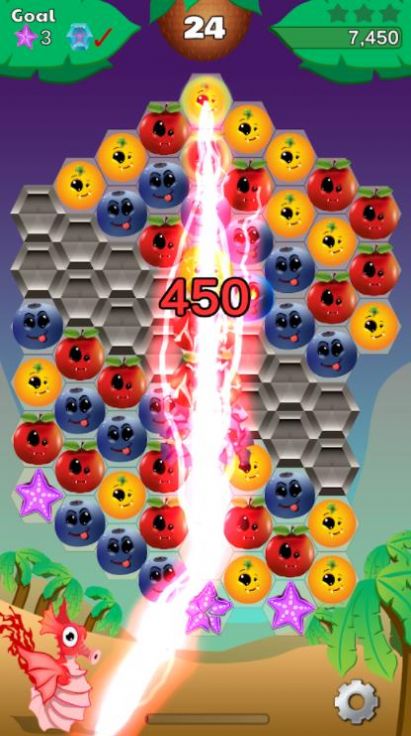 ˮ�����ﵺ��Ϸ��׿�棨Fruit Monster Island��ͼ1: