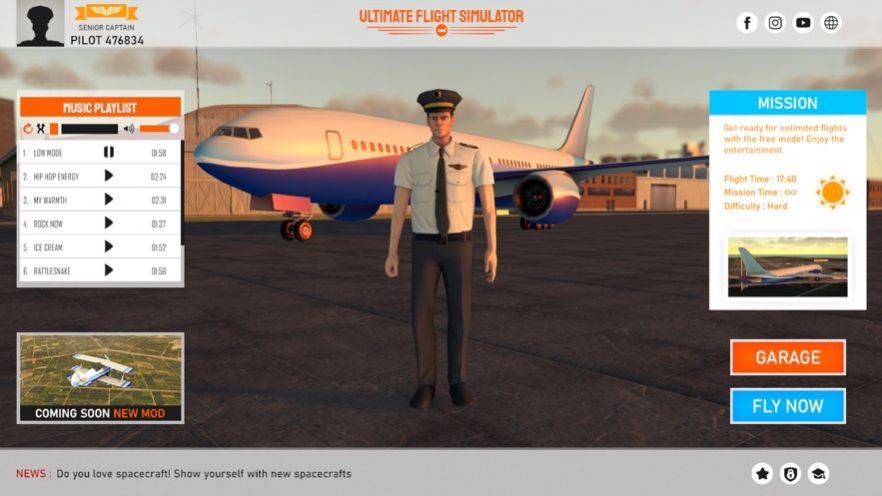 Ultimate Flight Simulator Pro中文版手机版的截图