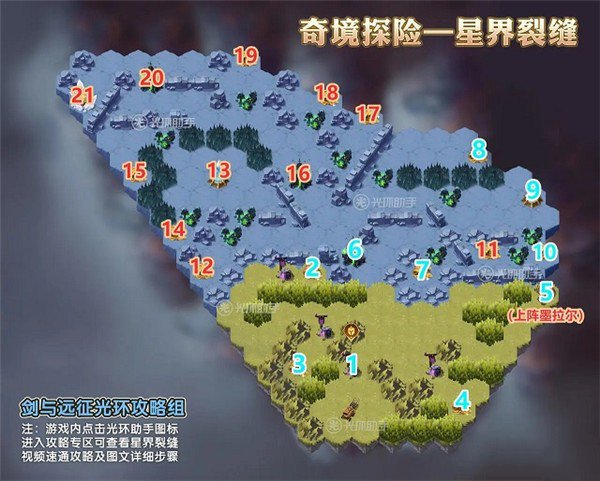 剑与远征星界裂缝奖励怎么拿 星界裂缝通关路线详解