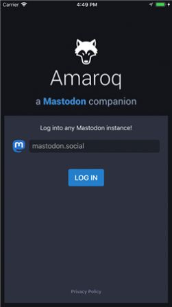 ȥĻ罻 Mastodon iOS ٷ°汾ͼ1: