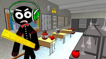 ˌWУ[ٷ棨Stickman School NeighborD1: