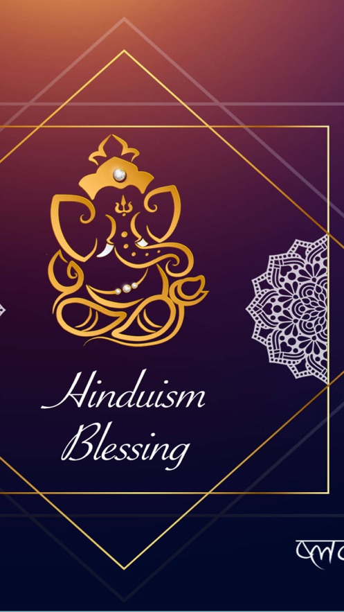 Hinduism-Blessing罻appܛD1: