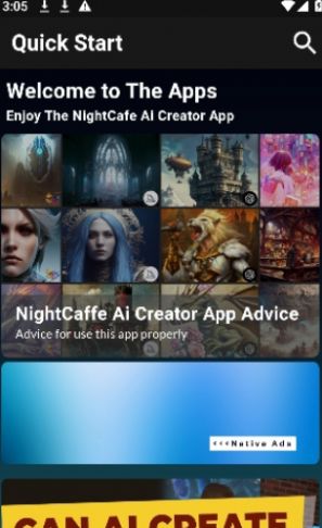 NightCaffe Ai Creator Advice滭appͼ1: