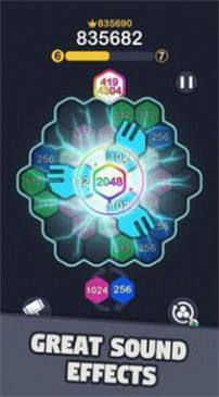 2048 Hexagon PuzzleϷİͼƬ1