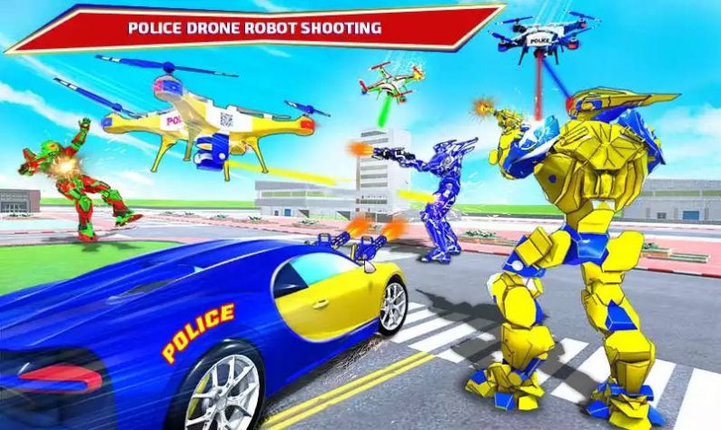 ܇C܇[ٷ°(Police Bus Robot Car Game)D1: