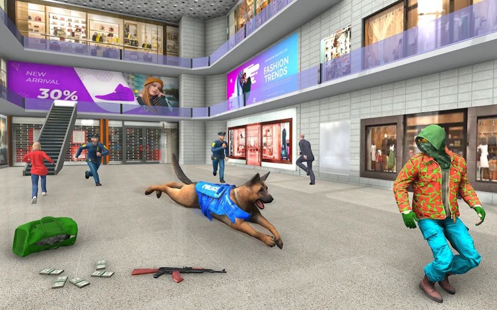 ������Ȯģ����Ϸ��׿�棨US Police Dog Sim Games��ͼ2: