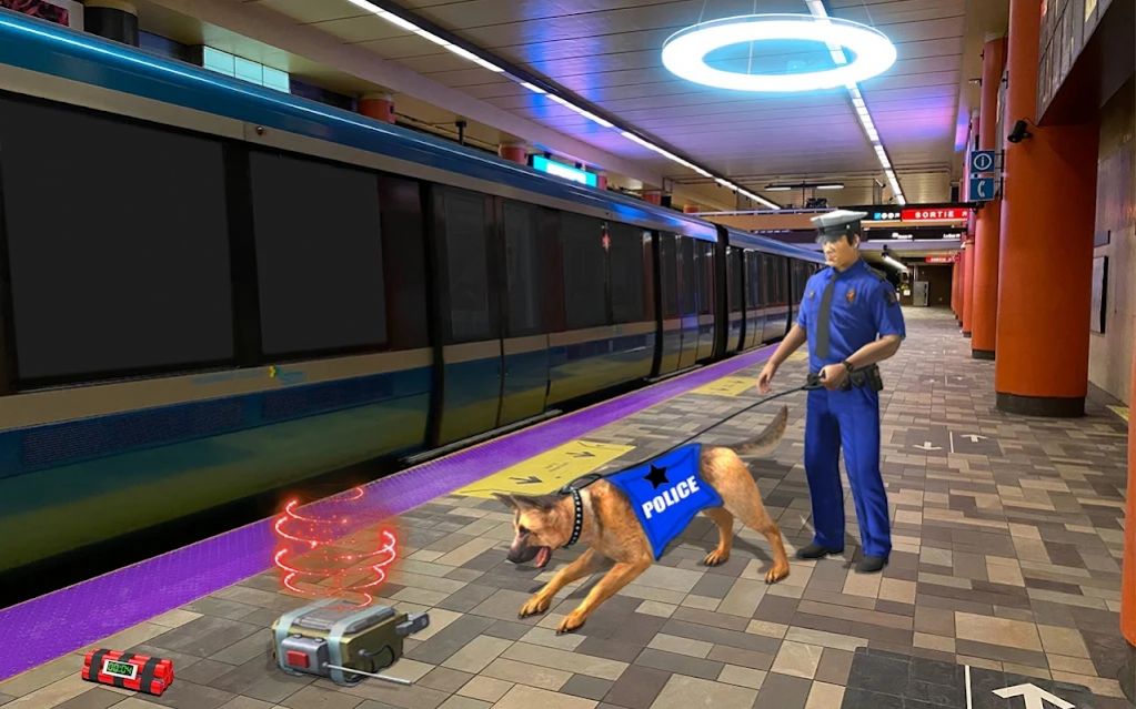 ������Ȯģ����Ϸ��׿�棨US Police Dog Sim Games��ͼƬ1