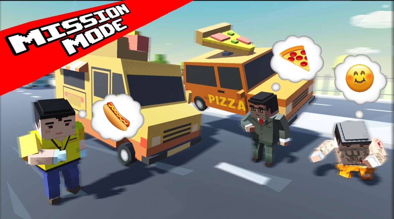 ֮·ͳϷٷ棨Crazy Road Fast Food Truckͼ2:
