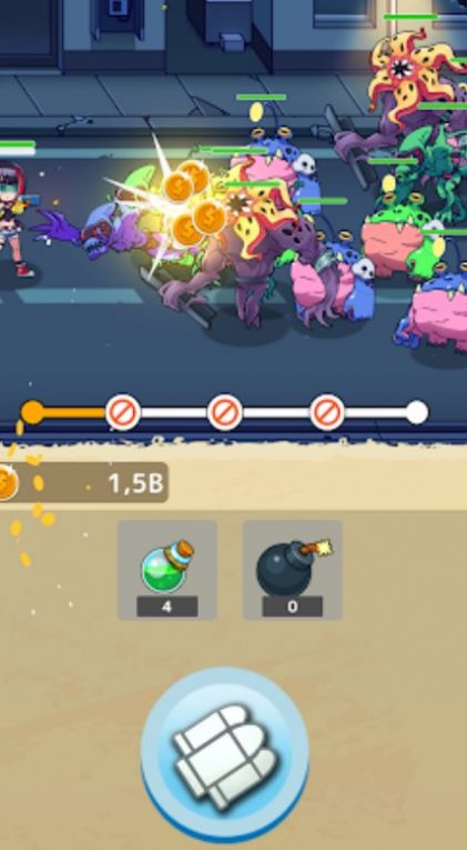 ���ô�ս��������Ϸ�ֻ��棨Kawaii Girls Merge And Shoot��ͼƬ1