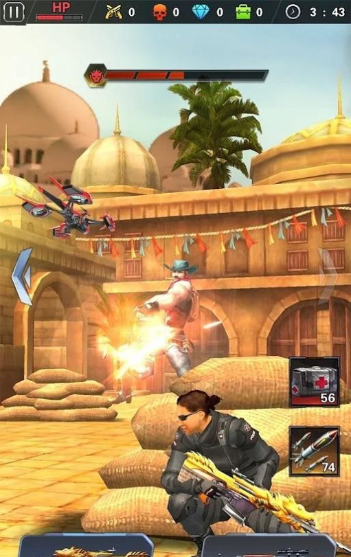 ս��ǿ��3D��Ϸ��׿�棨Gun Shooter 3D��ͼ1: