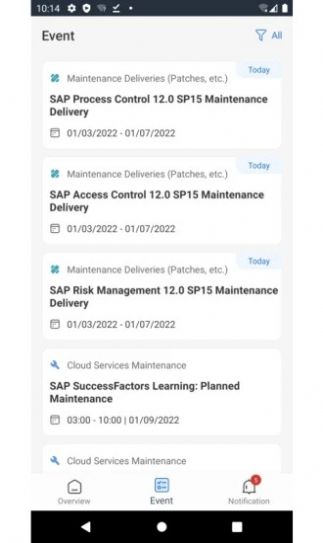 SAPforMe app罻°D1: