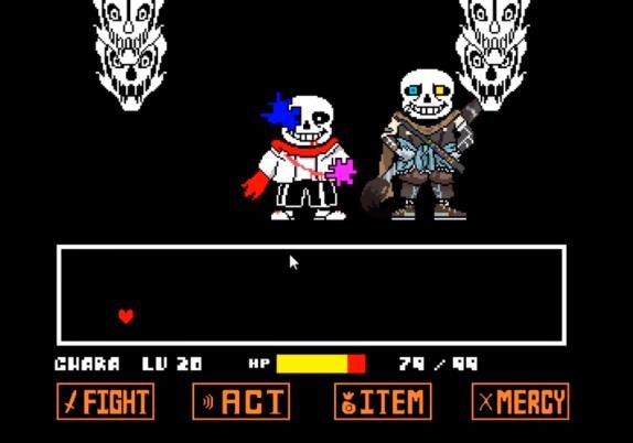to ink sans fight0.5d°D2: