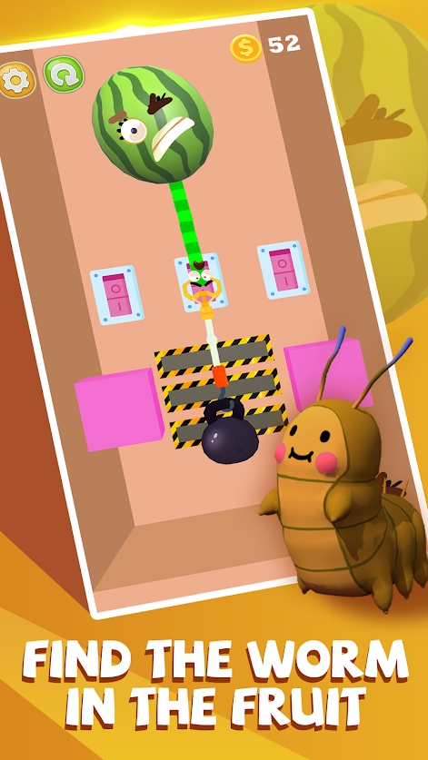 ������Ϸ�ٷ��棨Pull Worm��ͼ3: