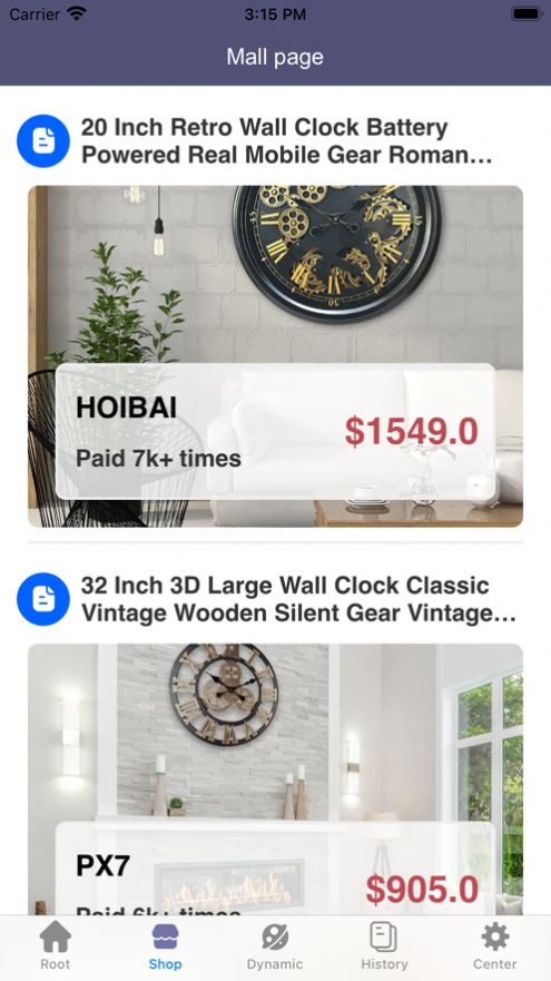 Vintage Wall Clock appُ°D2: