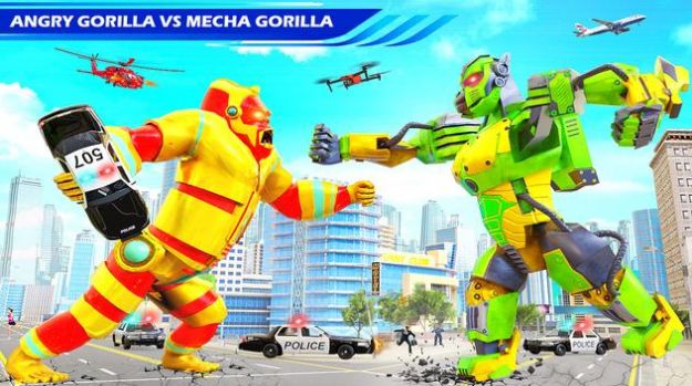 əC˰ʿC܇[ٷ棨Gorilla Robot Bus Robot CarDƬ1