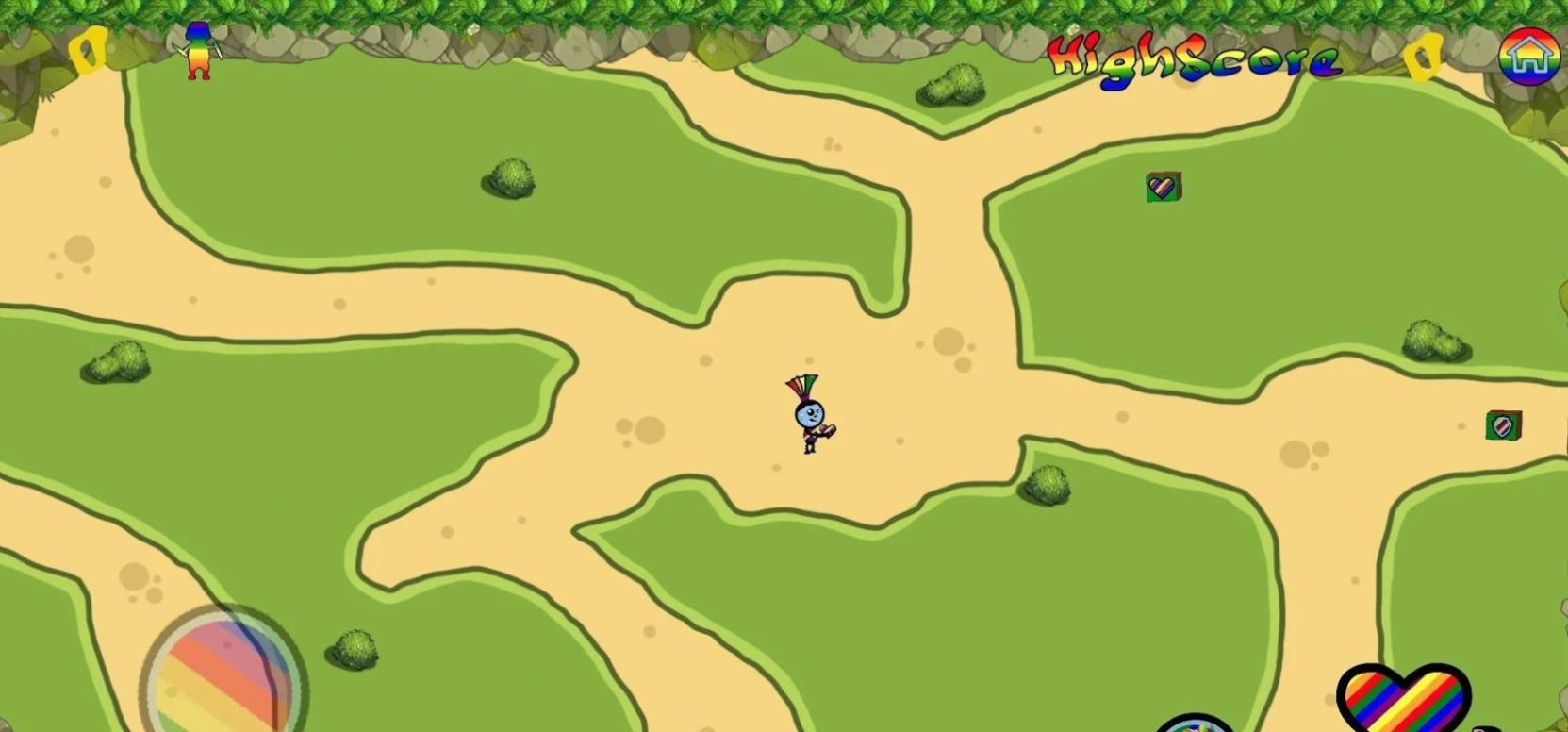 �ʺ罩ʬС��Ϸ��׿�棨Rainbow Zombie��ͼ2: