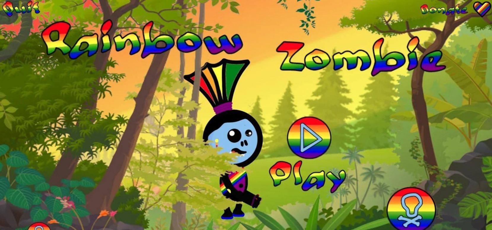 �ʺ罩ʬС��Ϸ��׿�棨Rainbow Zombie��ͼ3: