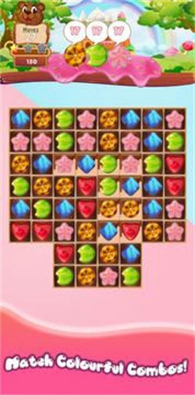 Sweet Sugar Match 3 Puzzle׿İͼ1: