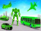 Army School Bus Robot Car GameİϷ v2