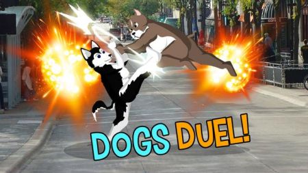 Cartoon Fight Dogs War[°׿D3: