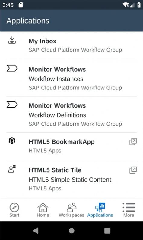 SAPWorkZone app칫°ͼ3: