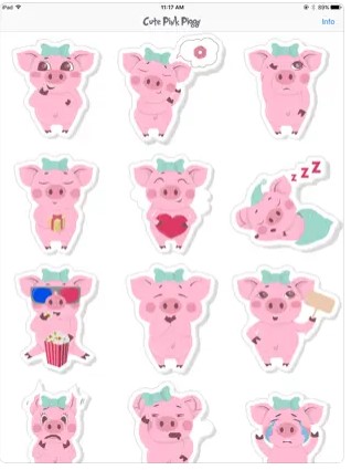 可爱的猪贴安卓软件app下载图片3