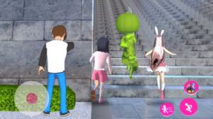 樱花女孩大战吸血鬼游戏手机版下载图片1