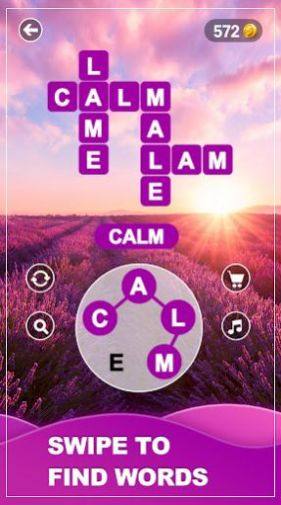 Word Calm Scape puzzle gameİͼ1